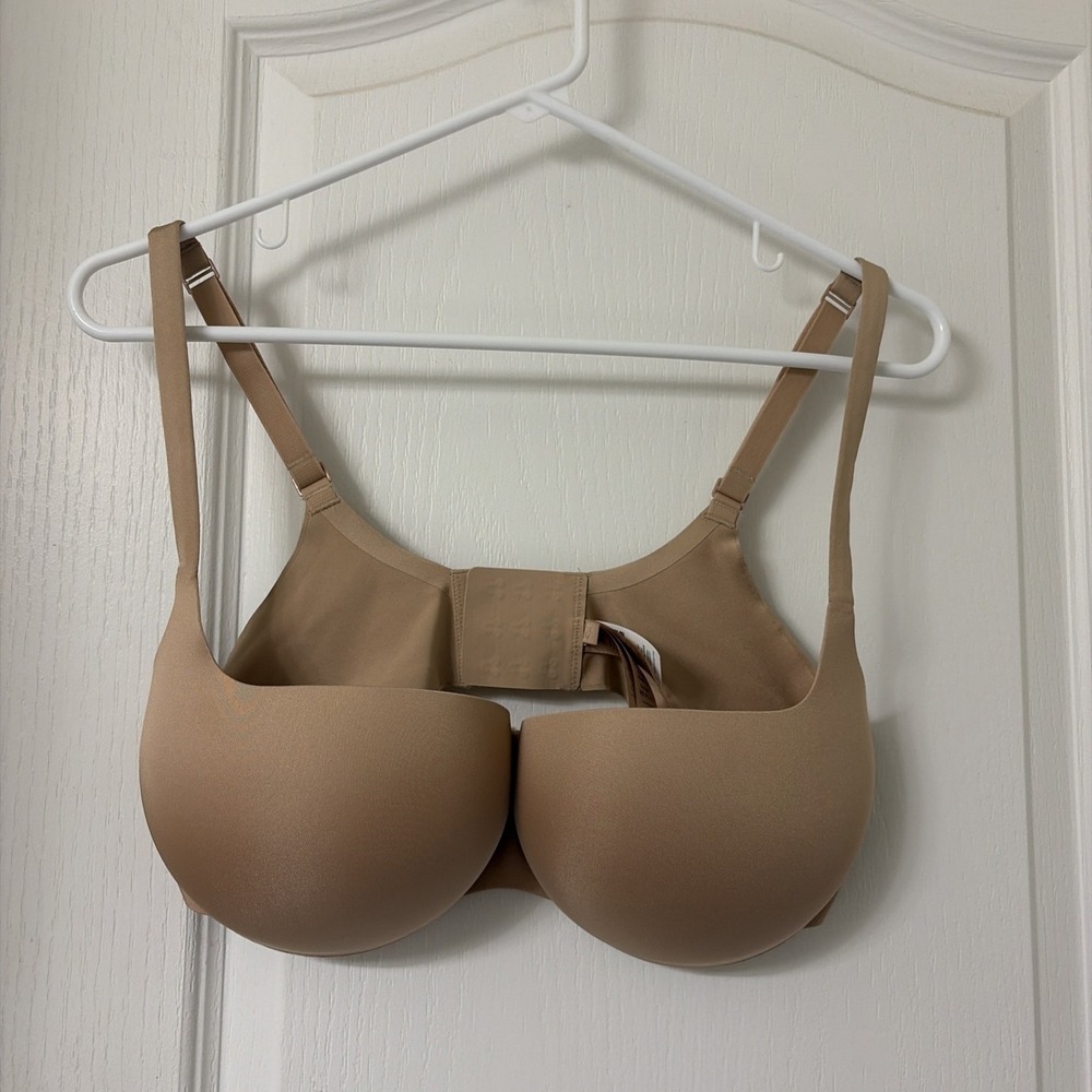 SKIMS Ultimate Push-Up Balconette Bra 36DD Clay Tan Nude